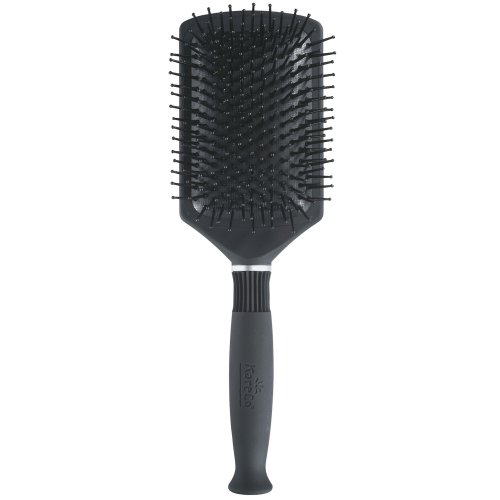 KareCo Large Paddle Brush, Detangling Hair Brush, Flat Hair Brush for Long Hair, Brush for Wet Hair, Cushioned Square Paddle Brush, Black Color