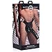 Master Series Infiltrator Hollow Strap-on, 10 Inch Dildo, Black (AF233)