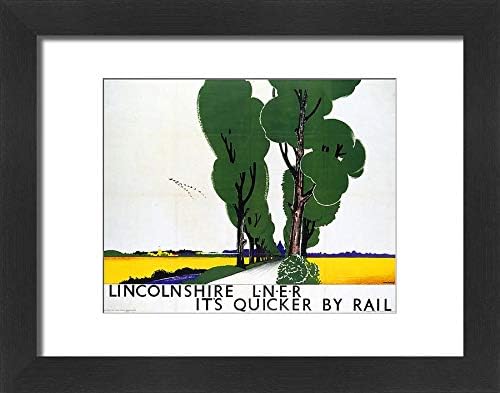 Media Storehouse Framed 16x12 Print of Lincolnshire, LNER poster, 1923-1947 (10015813)