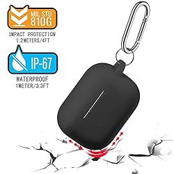 R-fun AirPods Pro Case Cover with Keychain, Full