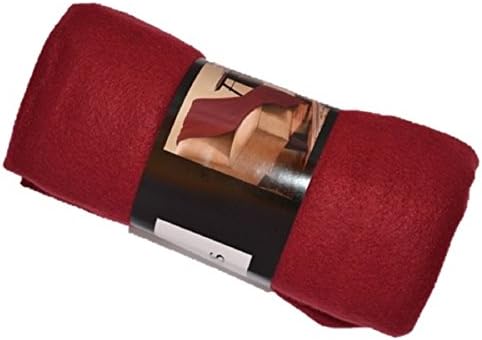 Ultra soft Cozy fleece Throw Blanket - Burgundy