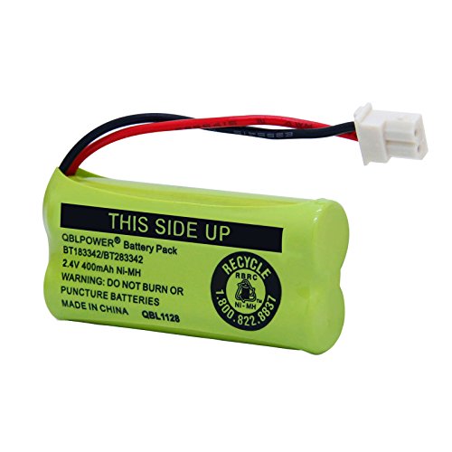 QBLPOWER BT-183342 BT-283342 BT-166342 BT-266342 BT-162342 BT-262342 Battery Compatible with VTech CS6114 CS6419 CS6719 AT&T EL52300 CL80111 Cordless Phone(Pack of 4)