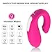 Waterproof G Spot Vibrator with Quiet Dual Motor 9 Vibration Modes,PALOQUETH Clitoris Anal Vibrator Toy with Magnetic USB Rechargeable Design for Couple Play,Wireless Remote