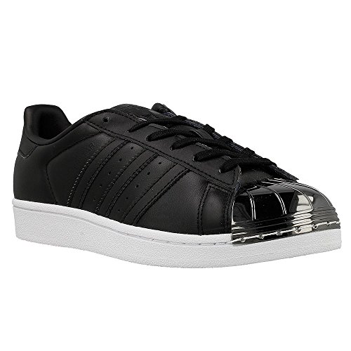 Adidas Originals Womens Superstar 80s Womens Black Sneakers In