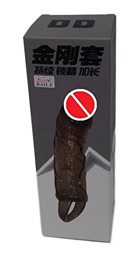 BAILE Reusable Condom Sleeves (Thickened) (Black)