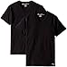 Kenneth Cole New York Men's Superfine Cotton V-Neck T-Shirt, Black, Medium (Pack of 2)