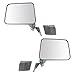 Manual Folding Black Mirror LH Driver RH Passenger PAIR for 87-95 Suzuki Samurai