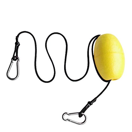 MOOCY Drift Anchor Tow Throw Leash Line with EVA Buoy Float & Clip for Grip Kayak Canoe Accessories