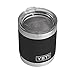 YETI Rambler 10 oz Lowball, Vacuum Insulated, Stainless Steel with Standard Lid, Black primary