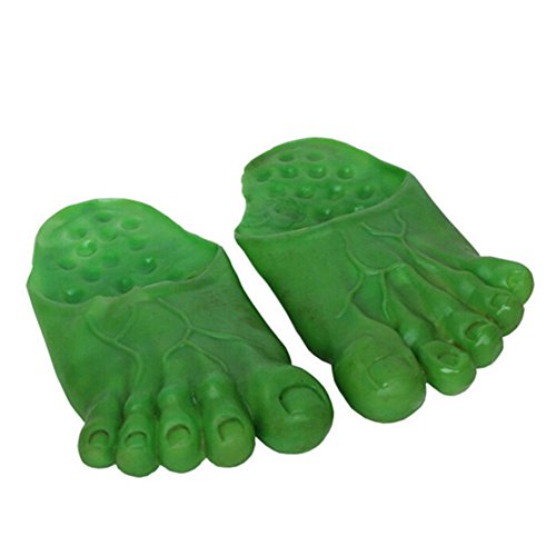 Smartcoco Halloween Hulk Cosplay Props Latex Big Foot Shoes Halloween Costume Party Tricky Props