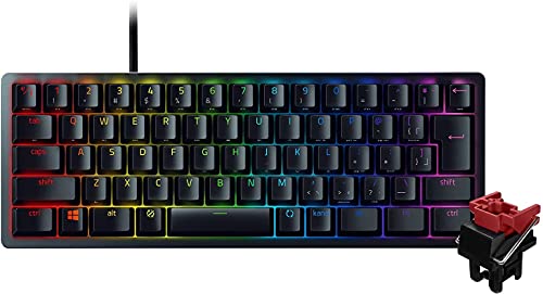 Razer Huntsman Mini JP 小型 ゲーミングキーボード テンキーレス Linear Optical Switch 日本語 JP配列 60%レイアウト 光学スイッチ 超高速1.2mm作動 リニア触感 静音 Chroma RGB 【日本正規代理店保証品】 RZ03-03390800-R3J1商品画像