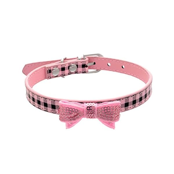 Xmiral-Collare-di-Sicurezza-Collare-per-Cani-Pet-Collare-Collari-per-Gatti-Collari-per-Cani-in-Pelle-Collare-antipulci-Cane-30-15cmRosa Xmiral Collare di Sicurezza Collare per Cani Pet Collare Collari per Gatti Collari per Cani in Pelle Collare antipulci…
