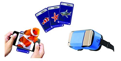 Vivitar KidsTech Seagazer 360 4D Augmented Reality Headset and AR Flash Card Bundle