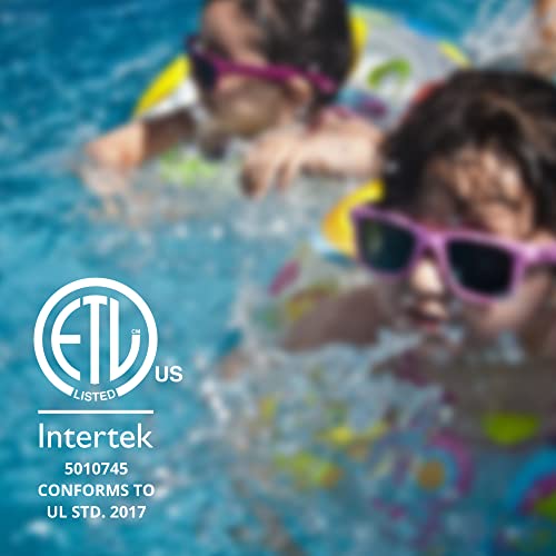 Techko S189 Ultra Slim Safe Pool Alarm for Kids, ETL Listed UL 2017