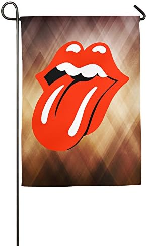 YFF The Rolling Stones Tongue Place Spinning Pokle Flag 12*18 Inch