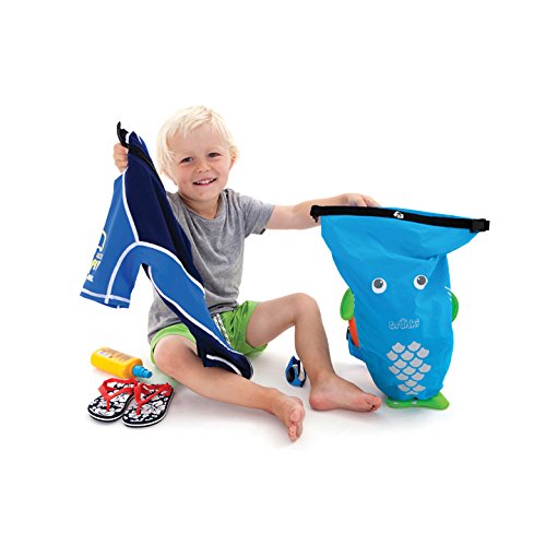 Trunki Kid's Waterproof Swim & Gym Bag - PaddlePak (Blue) - Thumbnail 2