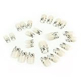 ReFaXi® 24pcs New 3D Butterfly False Nail Art Tips Fake Nail Great for Party DIY