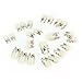 ReFaXi® 24pcs New 3D Butterfly False Nail Art Tips Fake Nail Great for Party DIY