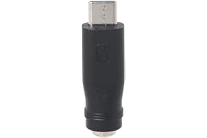 5V 5.5x2.1mm Practical Female to Type C Connector Power Adapter Female to Male Adapter