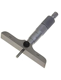 Anytime Tools, micrómetro de profundidad calidad premium, 0 6 pulgadas   0,001 pulgada x 4 pulgadas, herramienta de calibrado, sonda plana de base