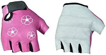 Sterling SportsLadies Sports Cycling Gloves weight lifting Gym Bike Outdoor Fishing Half finger Gloves White Purple