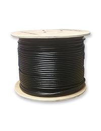 1000 'resistente a la intemperie Impermeable UV Estimada Direct Entierro rellena de gel Red CAT5e Bobina de cable w conductores de cobre macizo 300 Meter