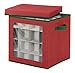 Whitmor 6129-5340 Ornament Storage, 64 compartments, Red