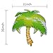 2 Pack Pineapple Balloons 1 Palm Tree Balloon 2 Flamingo Balloons Luau Balloons for Summer Party Tropical Party Supplies