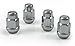 Gorilla Automotive 41147B Acorn Bulge Seat Lug Nuts (14mm x 1.50 Thread Size)