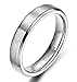 TIGRADE Titanium Rings 4MM 6MM 8MM 10MM Wedding Band in Comfort Fit Matte for Men Women Size 3-15,4mm, Size 10