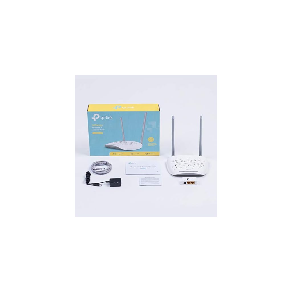 TPLink Wireless N300 2T2R Access Point, 2.4Ghz 300Mbps, 802.11b/g/n