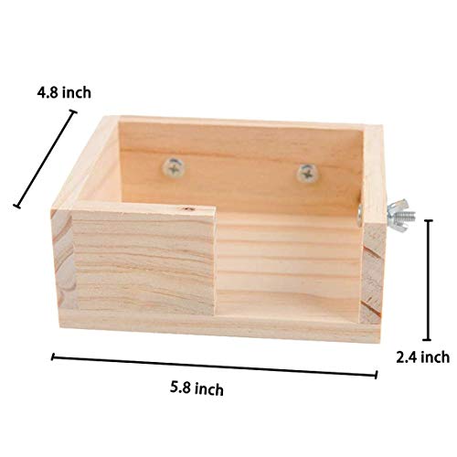 Pet Bird Perch Parakeet Parrot Stand Platform Food Feeder Corner Desk Small Animal Bird Parakeet Playground Stands for Gerbil Hamster Budgie Cockatiel Parrot Rat Parakeet Cage Stands Accessories Toys