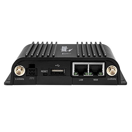 Cradlepoint IBR900 Rugged, Compact Router for Enterprise & Vehicles with LTE Advanced (Cat 6) Modem & WiFi with Power/GPIO cable