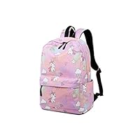 Searock School Backpacks for Girls Casual Printed Pattern School Bag Unicorn Gradient