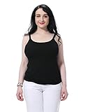 Chicwe Women's Modal Jersey Plus Size Camisole Tank Top Vest