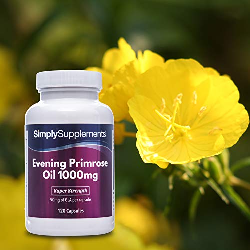 Super Strength Evening Primrose Oil 1000mg | 120 Capsules | May Support Heart Health and Circulation