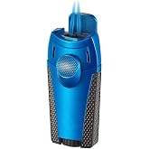 Visol Meru Dual Torch Flame Refillable Gas Lighter (Shipped Without Butane)