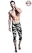 DRSKIN Men’s 3/4 Compression Pants Tights Leggings Shorts Sports Baselayer Running Workout Active (Packs of 1, 2, or 3 Deals) (MG809, M)