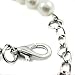 Alfie Pet - Pinky Crystal Heart Pearl Necklace - Size: S (8