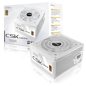 ANTEC 電源ユニット CSK750DC 出力750W ホワイト 80PLUS BRONZE 認証取得 高耐久
