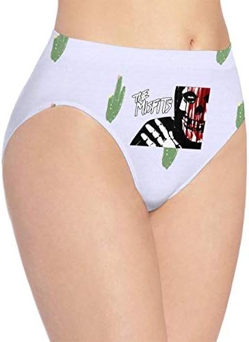ReneaGrigsbyw Women Misfits Music Band Underwear Briefs Panties Lingerie Gift