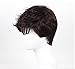 DINIFER® Quality Men Short Cool Lolita Black Dark Brown Wig Daily Wig
