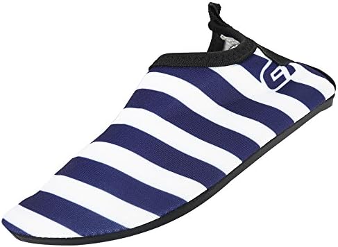 ROBASIOM Water Shoes Light Sports Swim Shoes Barefoot Quick-Dry Aqua Socks for Beach Swim Pool (1.5-2.5M US Little Kid, navy blue)