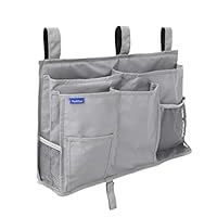 Surblue Caddy Hanging Organizer Bedside Storage Bag for Bunk and Hospital Beds, Dorm Rooms Bed Rails(8 Pockets)