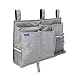 Surblue Bedside Caddy Hanging Bed Organizer Storage Bag Pocket for Bunk and Hospital Beds, College Dorm Rooms Baby Bed Rails,Camp (8 Pockets),Gray