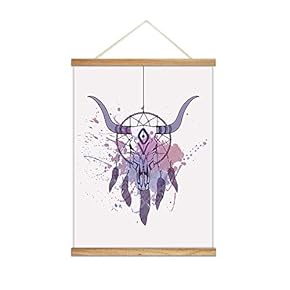 Hanging Poster Wooden Framed Dream Come True Theme Home Wall Canvas Prints Ready to Hang - 18"x24" inches
