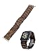 For iWatch Apple Watch Series 2/1 42mm Bracelet,Sunfei Natural Wood Wrist Watch Strap (Brown)