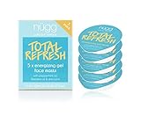 ngg Revitalizing & Cooling Face Mask to Moisturize and Refresh Skin; pack of 5 single-serve face masks; 5 x 0.33 fl. oz.