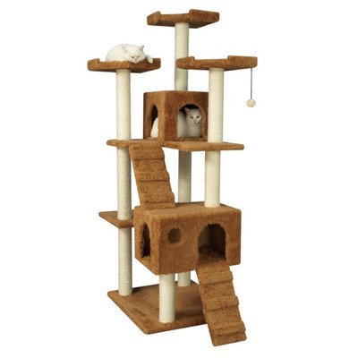 74" Cat Tree in Brown