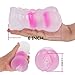 Abandship Male Masturbators Sex Toys Products with Cock Rings Penis Rings for Male Masturbation Cup for Men (Double Ring)